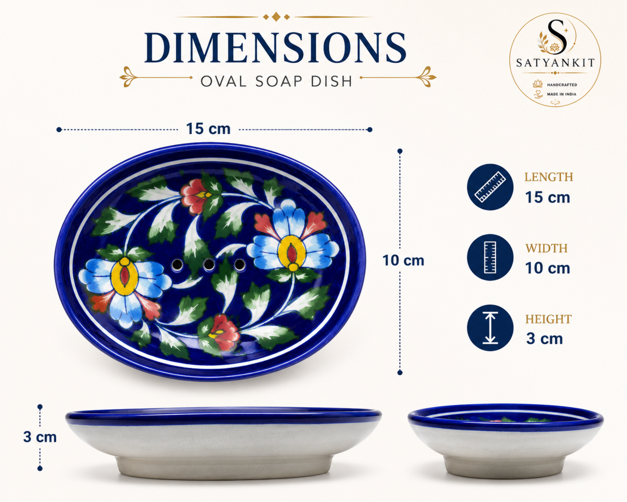 blue pottery soap dish 6 blue pottery soap dish 6