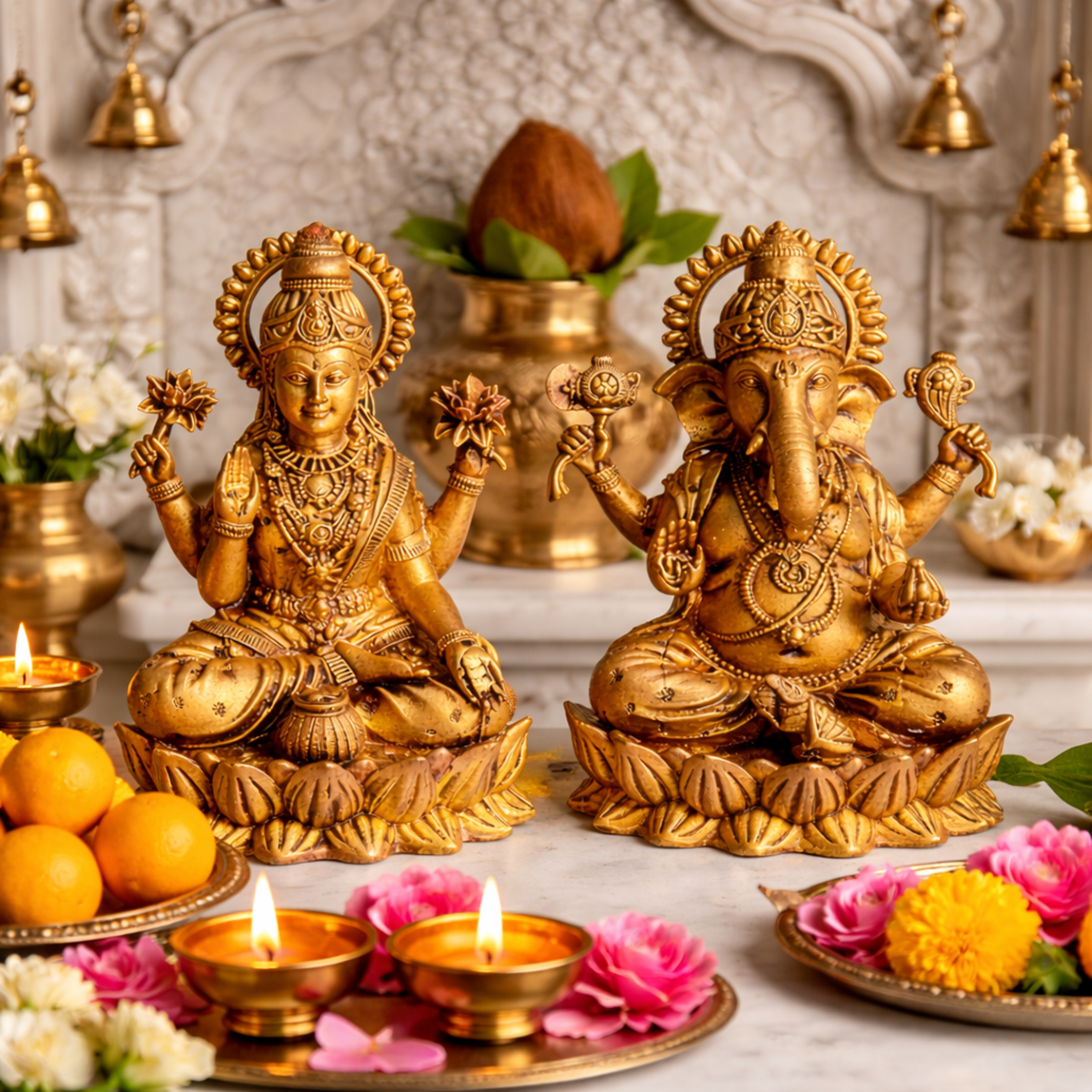 handcrafted brass lakshmi ganesh (11) handcrafted brass lakshmi ganesh (11)