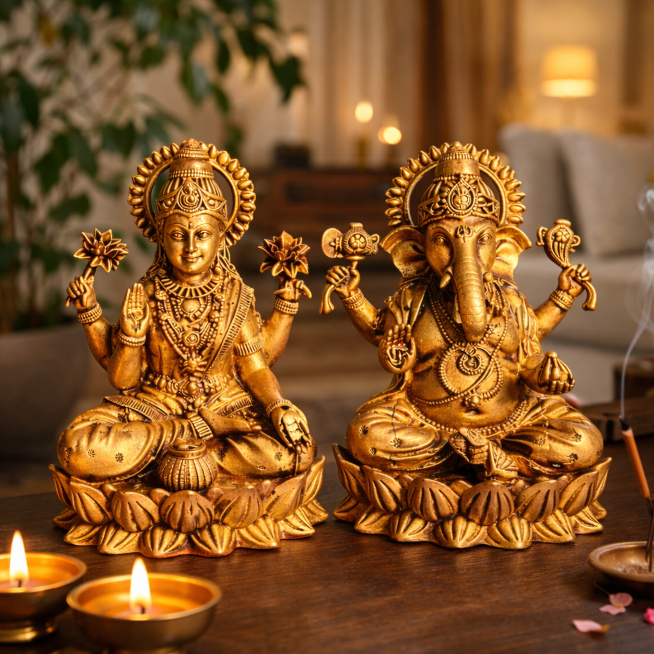 handcrafted brass lakshmi ganesh (12) handcrafted brass lakshmi ganesh (12)