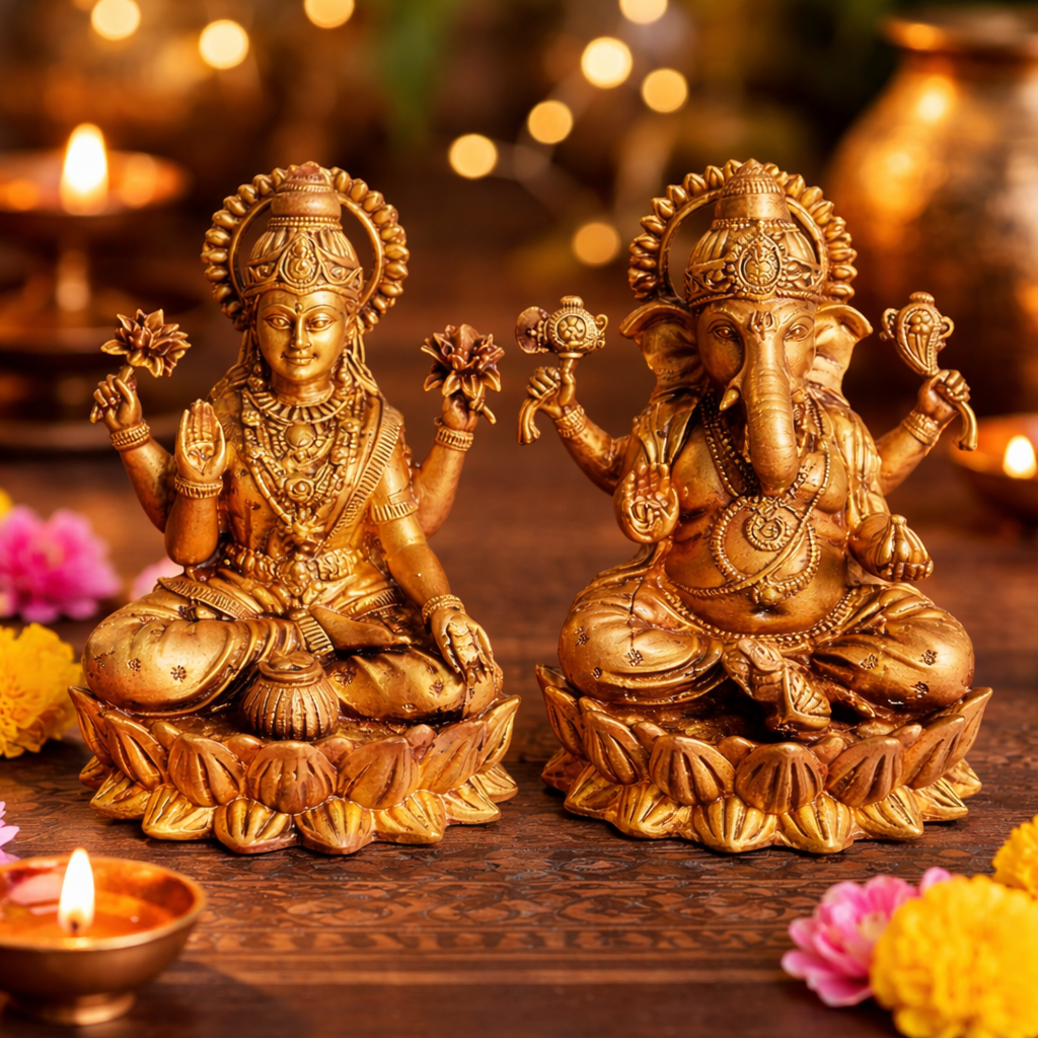 handcrafted brass lakshmi ganesh (9) handcrafted brass lakshmi ganesh (9)
